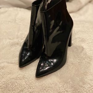 Jessica Simpson Teddi Ankle Patent Boots